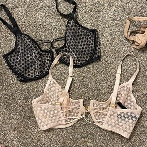 TWO unlined Demi Victori’s Secret Bras